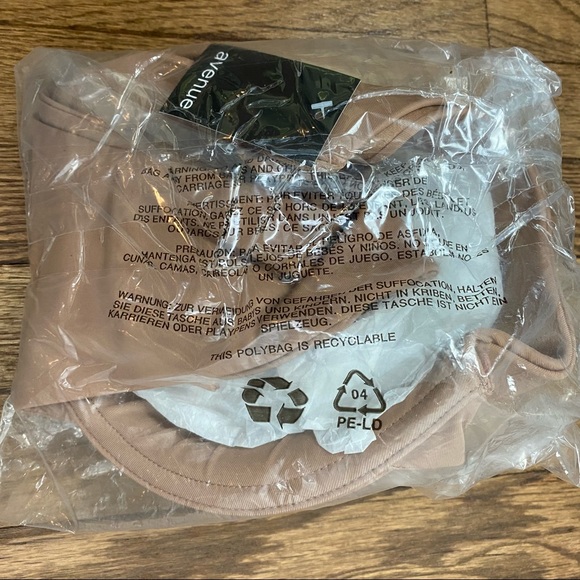 Avenue Basic Plunge Bra Nude 48D - Picture 2 of 5